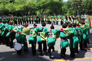 YOSAKOIソーラン祭に向け出陣式