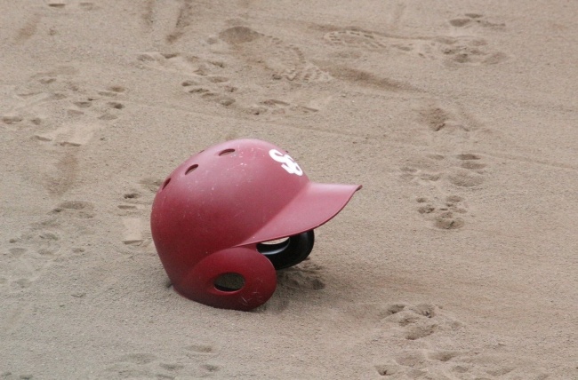 硬式野球部ヘルメット