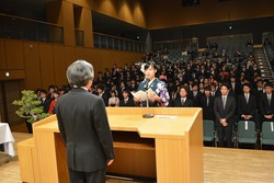 経済学部 学位記授与式を行いました