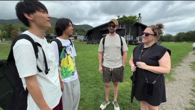外国人観光客にインタビュー！