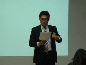 OB吉田敦先生の模擬講義。