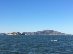 サンフランシスコで撮ったアルカトラズ島です