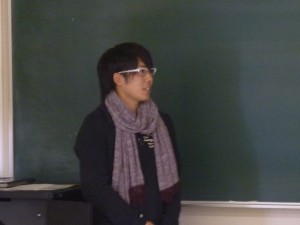 2012年度半期留学生の報告会