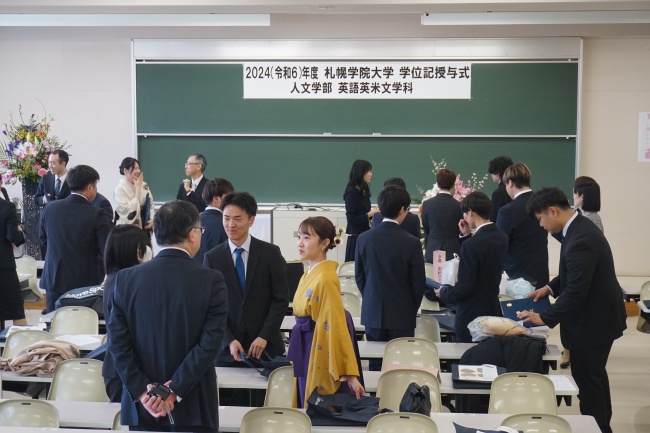 学生生活の思い出を振り返りながら。
