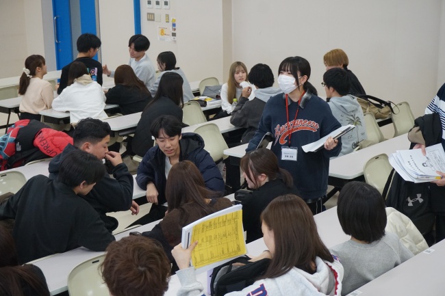 新入生同士の交流を深めます