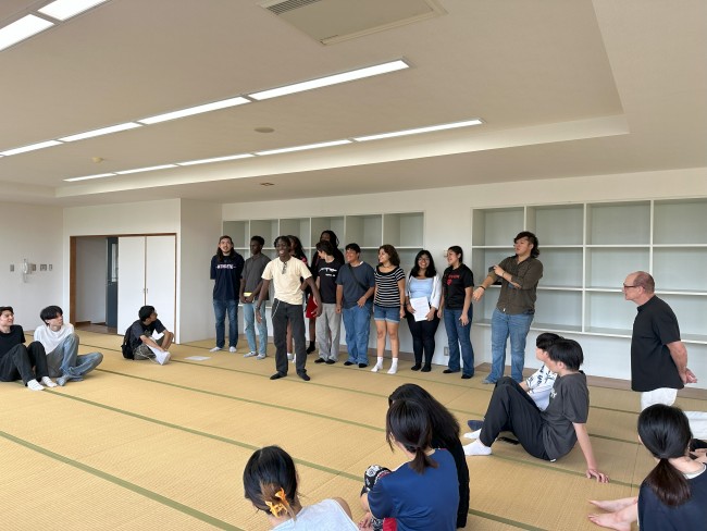 日本ならではの和室でレクリエーション