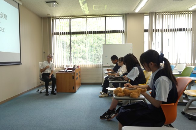 インタビューの様子
