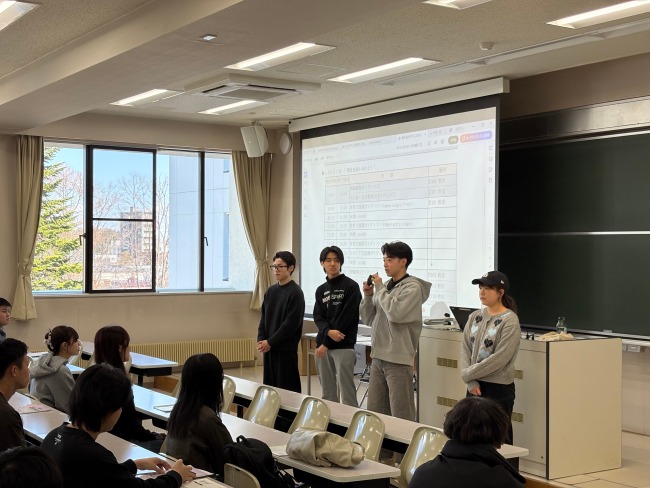 留学や授業など先輩の経験談を聞く機会がたくさん