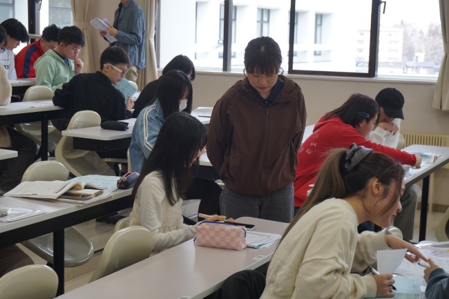 履修登録はピアサポーターが個別にサポート