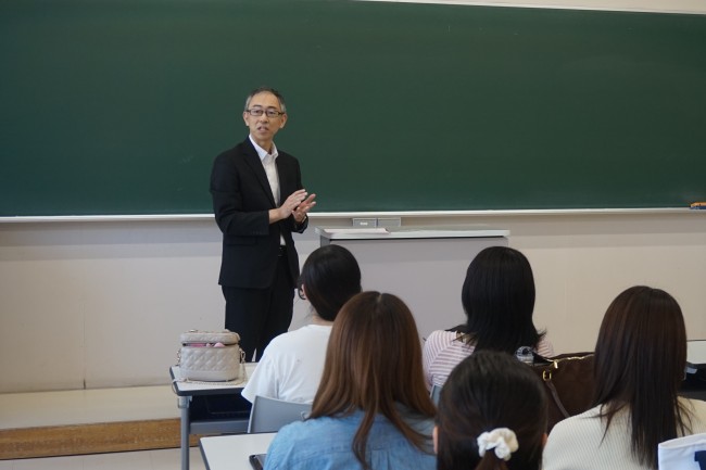 眞田学科長より激励のメッセージ