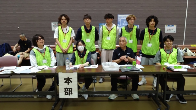 大会本部全員で役割分担