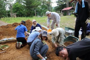 学長の指導中