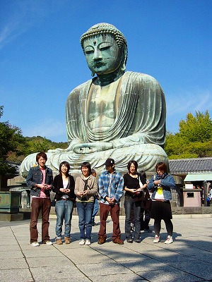 鎌倉大仏（ゼミ旅行）