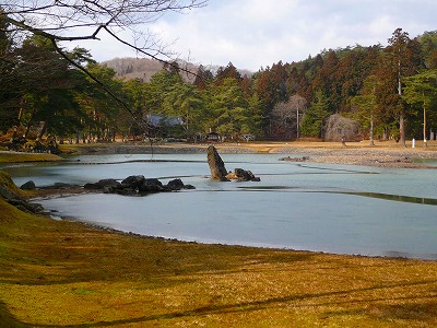 平泉毛越寺浄土庭園（ゼミ旅行）