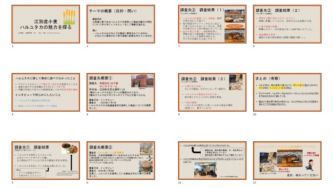 インタビュー班　報告資料