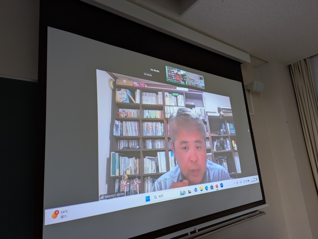 根室の学校から話す蝦名校長先生