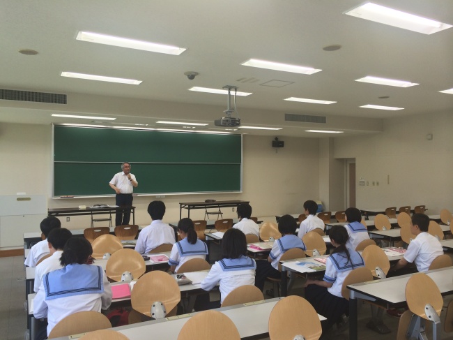 お知らせ 14年07月16日 北海道教育大学附属函館中学校大学見学 札幌学院大学