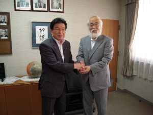 町長と学長