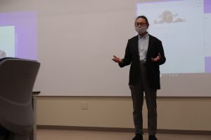 学長の挨拶「魅力ある遠隔授業を」