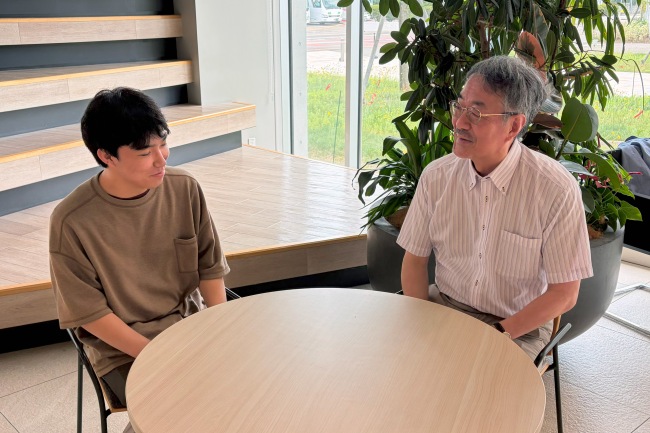 鹿摩さんと大川原先生
